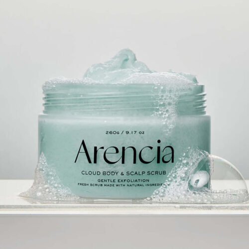 Arencia Fresh Cloud Body & Scalp Scrub-French Mint & Lily