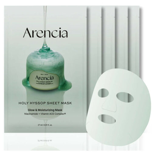 Arencia Holy Hyssop Sheet Mask 5 Pack
