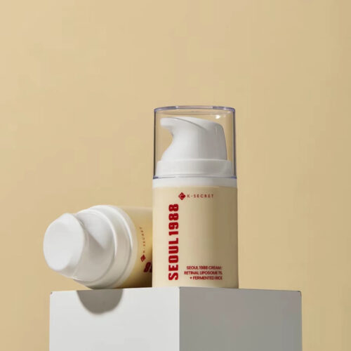 K-Secret Seoul 1988 Cream with Retinal Liposome & Fermented Rice for Anti-Aging & Brightening - 50ML
