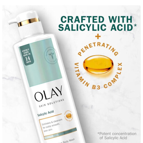 Olay Skin Solutions Hydrating Body Wash for Women with Salicylic Acid 530ml