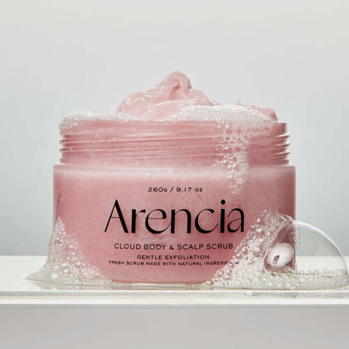 Arencia Fresh Cloud Body & Scalp Scrub-Lavender & Pear