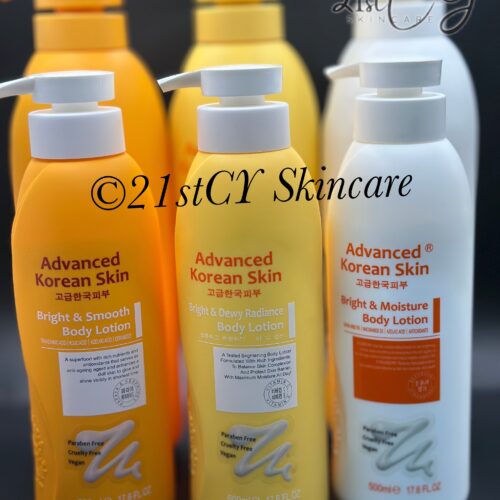 Advanced Korean Skin Bright & Clear Body Gel Wash -1200ml  | Lotion 500ml