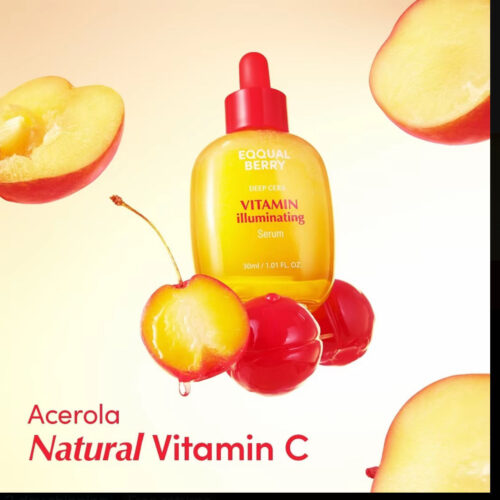Alternative view of EQQUALBERRY Vitamin C illuminating Serum – Fade Dark Spots, Hydrate & Glow | 40% Acerola, Niacinamide & Hyaluronic Acid | Anti-Aging & Skin Repair – 30ml