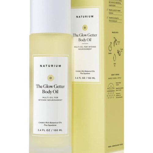 Naturium The Glow Getter Body Oil, Multi-Oil for Intense Nourishment, Hydrating & Moisturizing Formula, Vegan & Cruelty-Free, 3.4 oz/ 100ml