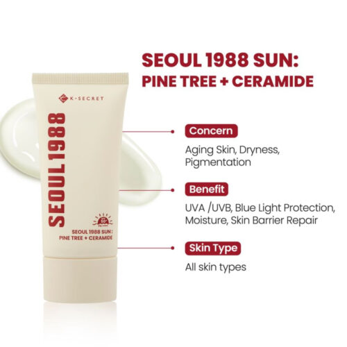 Alternative view of K-SECRET SEOUL1988 SUN: PINE TREE + CERAMIDE 50ml