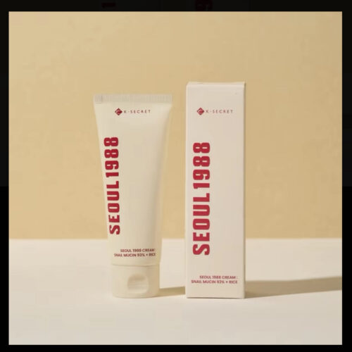 K Secret- Seoul 1998 Cream: Snail Mucin 93% + Rice. 100ml