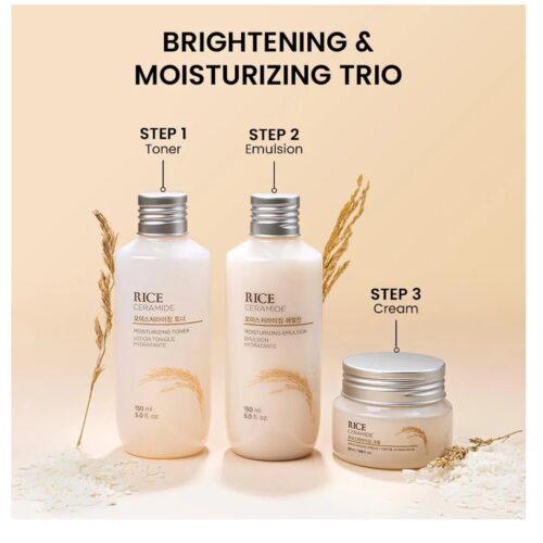 The Face Shop Rice & Ceramide Brightening & Moisturising Trio