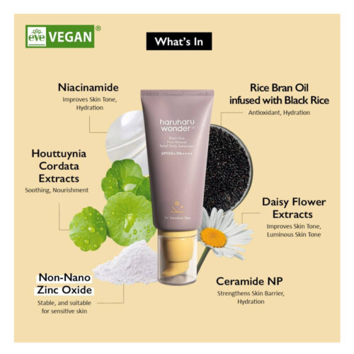 Alternative view of Haruharu Wonder Black Rice Pure Mineral Relief Daily Sunscreen SPF50+/PA++++