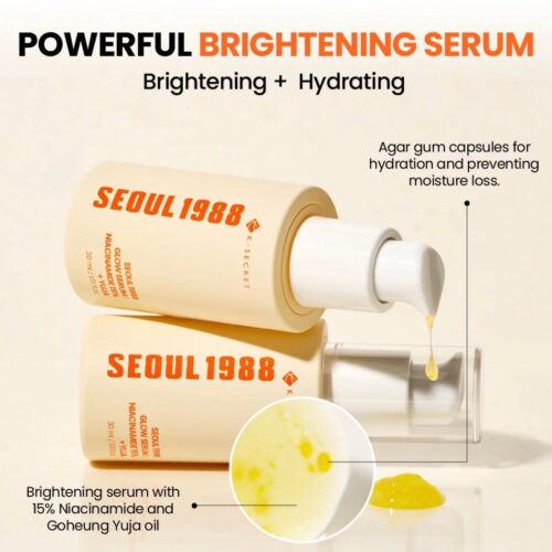 Alternative view of K-Secret SEOUL 1988 GLOW SERUM : NIACINAMIDE 15% + YUJA