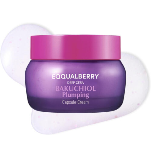 EQQUALBERRY Deep Cera Bakuchiol Plumping Capsule Cream  50ml