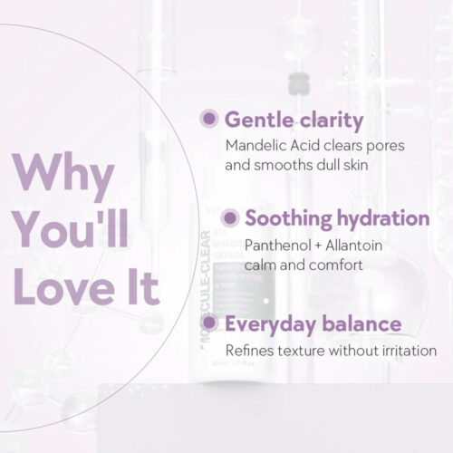 Alternative view of Nine Less Molecule-Clear 5% Mandelic Acid Serum