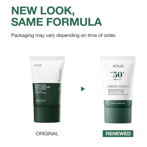 Alternative view of ANUA Heartleaf Silky Moisture Sun Cream SPF 50 PA++++Sunscreen 50ml