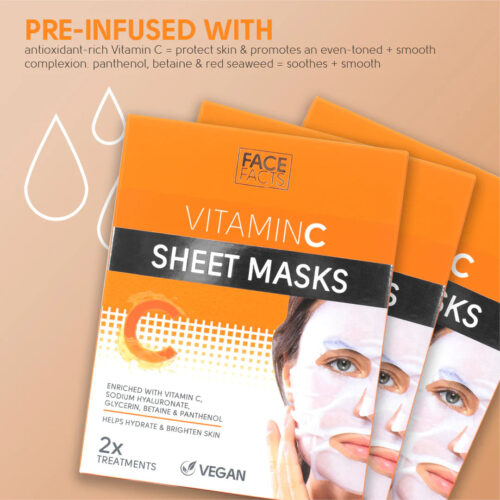 Alternative view of Face Fact Vitamin C Sheet Masks