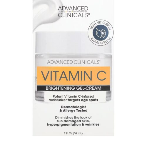 Advanced Clinicals Vitamin C Brightening Face Gel Cream-59ml