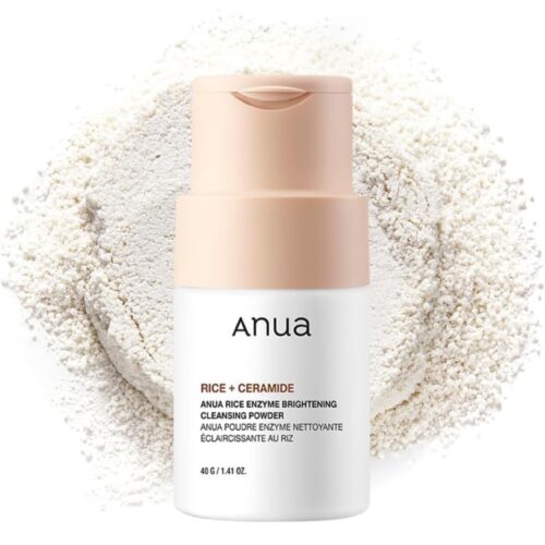 ANUA RICE ENZYME BRIGHTENING CLEANSING POWDER, Rice Mask, Ceramide, 40g/1.41fl.oz.
