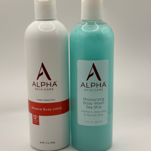 Alpha Renewal  with 12% Glycolic Acid Body Lotion & Wash
