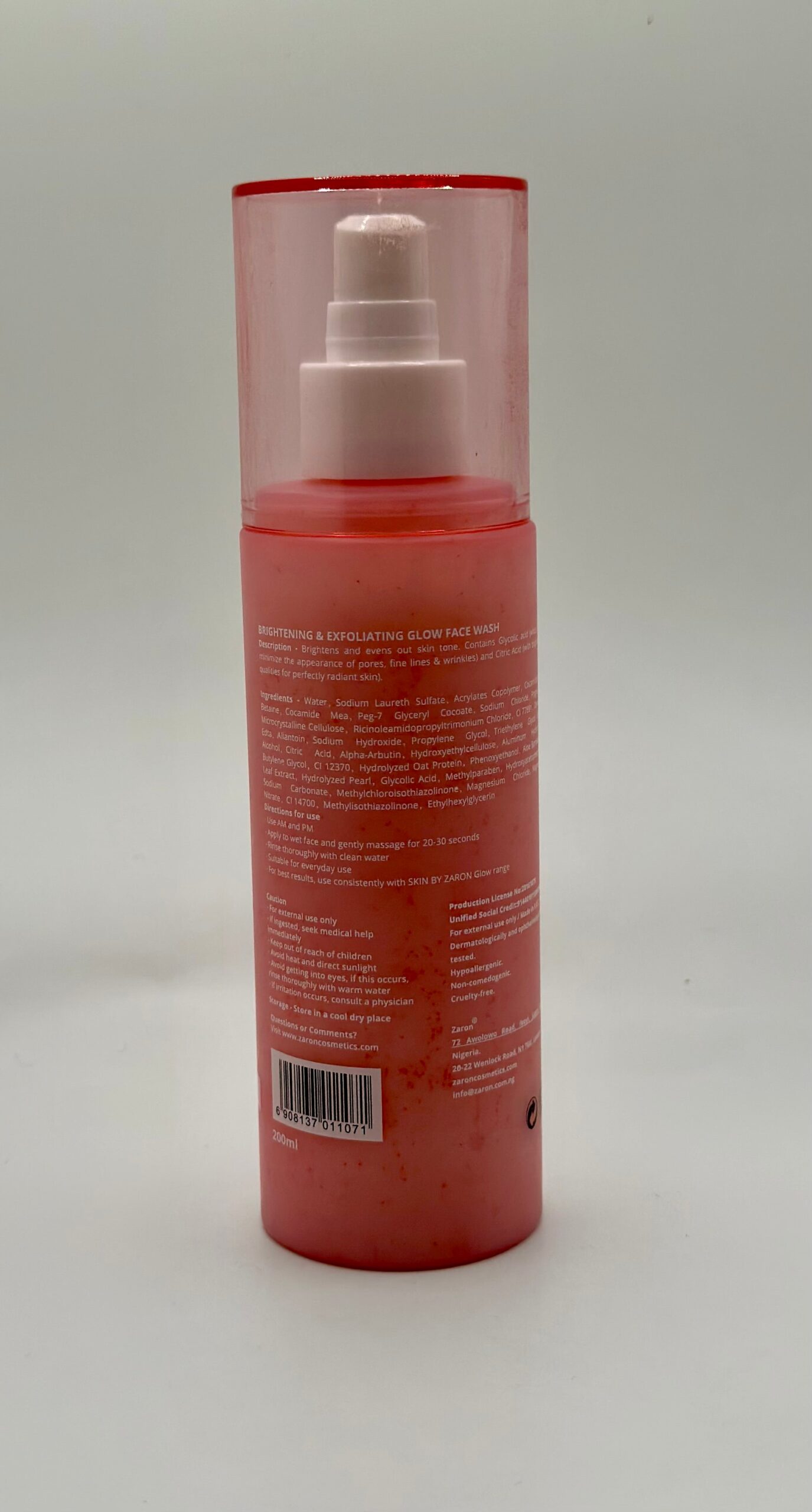 Skin by Zaron Face Wash- 200ml - Image 5