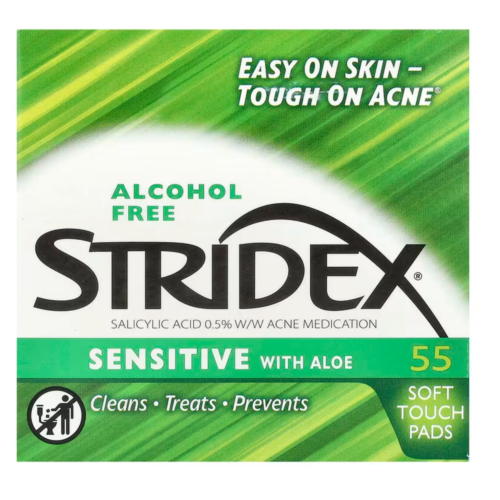 Alternative view of STRIDEX Acne Control Touch Pads | 55 PADS | XL Textured Dual 90 Pads .